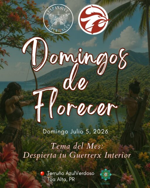 ✨ Despierta Tu Guerrerx Interior 🏹🔥

Estoy súper emocionada por este próximo Domingo de Florecer porque AMO el tiro con arco 🙌🏻🏹💫 me hace sentir cómo una guerrera poderosa de verdad 💪🏻😎

Por eso este mes nos unimos a @circulotiroconarco.pr para una experiencia de arquería meditativa donde exploraremos presencia, enfoque e intención.

Y para hacerlo aún más especial… ¡estamos celebrando el PRIMER ANIVERSARIO de Domingos de Florecer! 🎉🌹🥰

Un año de yoga, comunidad, crecimiento, risas, reflexión y tantas personas hermosas que han pasado por este espacio. Gracias por ser parte de este sueño ♥️🙏🏽

Nos vemos el 5 DE JULIO para despertar nuestro guerrerx interior, compartir en comunidad y celebrar un año de florecer juntxs 🦋✨🗓️

🎟️ Cupos limitados
⏰ 1-6 PM
📍 @terruno
🔗 L!nk en el b!0