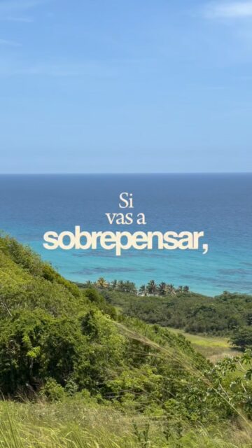 Si vas a sobrepensar, también puedes hacerlo sobre todo lo que va a salir bien. ✨

Sobre lo hermoso.
Lo brillante.
Lo grandioso.
Lo abundante.
Lo inesperadamente perfecto.

Porque no todas las posibilidades son negativas. 💛

Ya que tu mente va a crear historias, por qué no darle algunas que también te inspiren y te den esperanza? 🌻